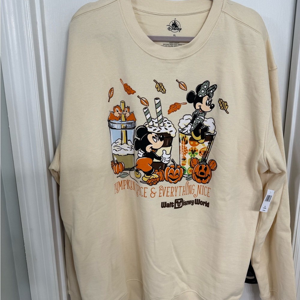 Disney Pumpkin Spice & Everything Nice Sweatshirt - Walt Disney World